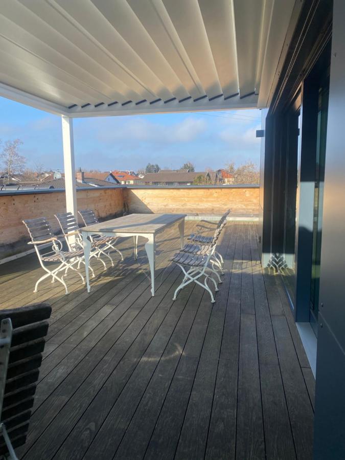 Moderne Ferienwohnung Stephanskirchen Exterior foto